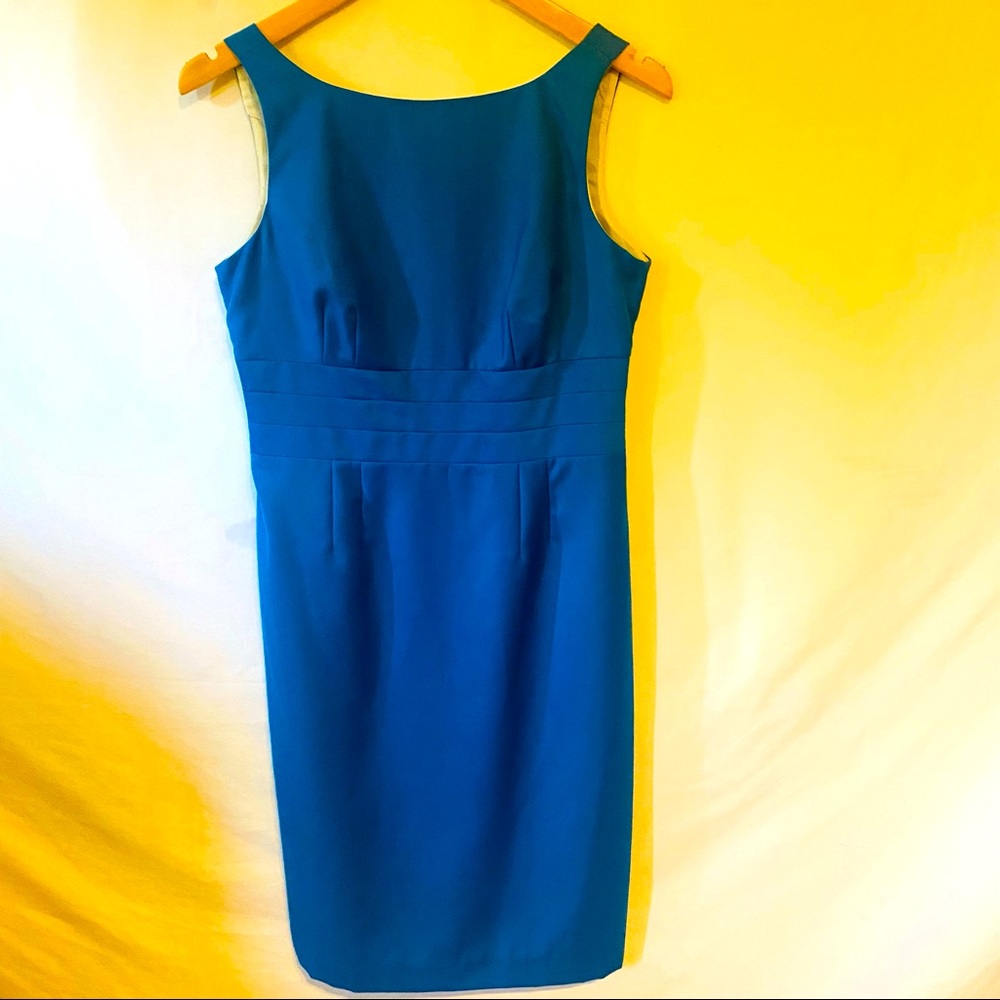NWT Banana Republic Blue Dinner, Cocktail, Party, Workwear Sheath Dress Size 4